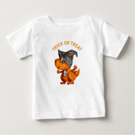 Trick or Treat cute dinosaur ベビーTシャツ