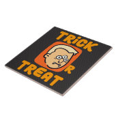 Trick Or Treat - Dessin Vampire Halloween タイル (側面)