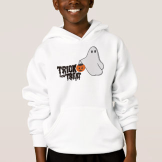 trick or treat ghost hoodie 
