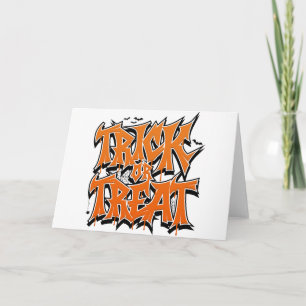Trick Or Treat Graffiti カード