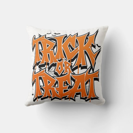Trick Or Treat Graffiti クッション (裏面)