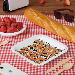 Trick Or Treat Graffiti ペーパープレート