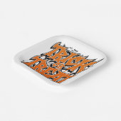 Trick Or Treat Graffiti ペーパープレート (傾斜あり)