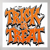 Trick Or Treat Graffiti ポスター (正面)