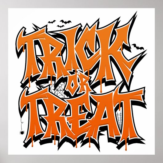 Trick Or Treat Graffiti ポスター (正面)