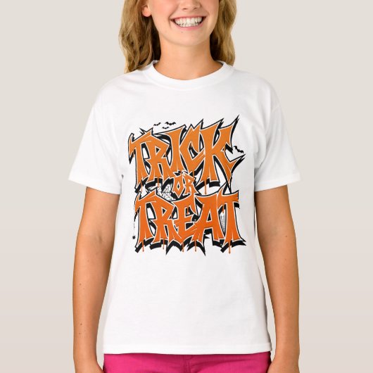 Trick Or Treat Graffiti Tシャツ (正面)