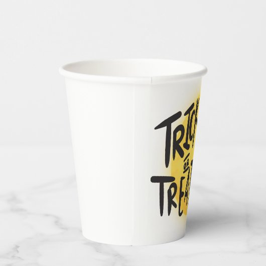 Trick or treat halloween 紙コップ (右)