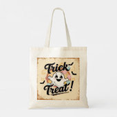 Trick or Treat Halloween Candy Bag トートバッグ (裏面)