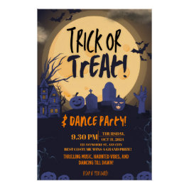 Trick or Treat Halloween Dance Party Invitation🎃 ポスター