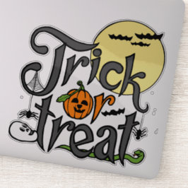 trick or treat  | Halloween design シール