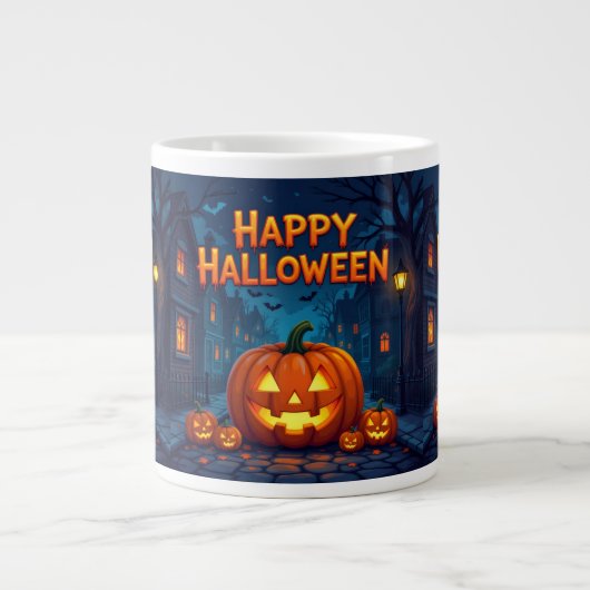 Trick or Treat Halloween Mug ジャンボコーヒーマグカップ (正面)