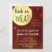Trick or trEAT Halloween Potluckパーティー 招待状 (正面)