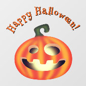 Trick or Treat Halloween Pumpkin ウィンドウサイン (シート)