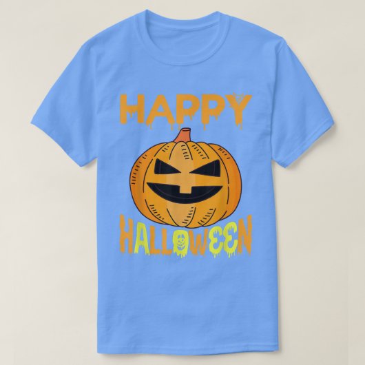 Trick Or Treat Halloween Shirt, Pumpkin Happy Hall Tシャツ (デザイン正面)
