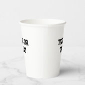 Trick or. Treat Halloween spooky black simple mini 紙コップ (右)