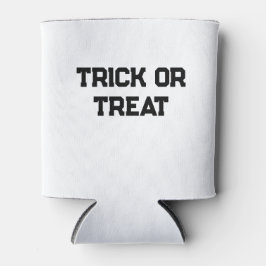 Trick or. Treat Halloween spooky black simple mini 缶クーラー