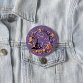 Trick Or Treat Halloween Witch Hat Button 缶バッジ (インサイチュ)