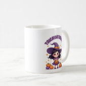 Trick or Treat Kawaii Witch Mug – Pumpkin Candy  コーヒーマグカップ (正面右)