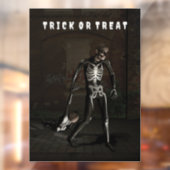 Trick or Treat. Man dressed as skeleton ウィンドウサイン (シート2)