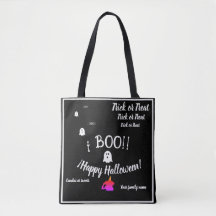 trick or treat,name, halloween personalized, boo!