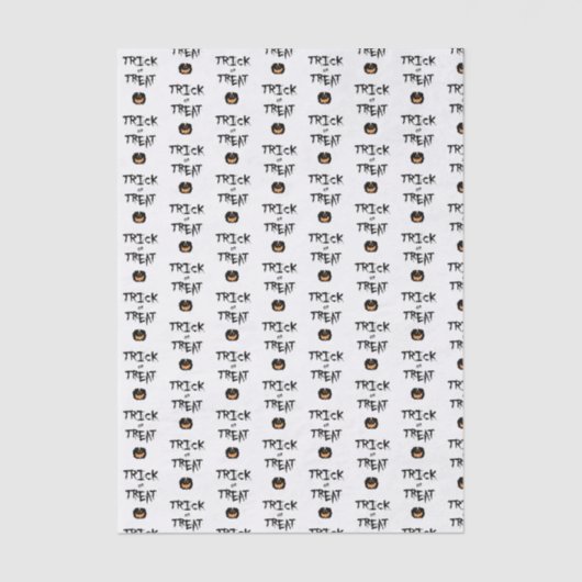 Trick or treat pumpkin 薄葉紙 (正面)