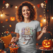 Trick or Treat Squad – Cute Kawaii Ghost Halloween Tシャツ