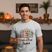 Trick or Treat Squad – Cute Kawaii Ghost Halloween Tシャツ