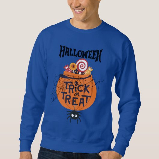 Trick Or Treat Style Sweatshirt – Halloween Vibes  スウェットシャツ (正面)