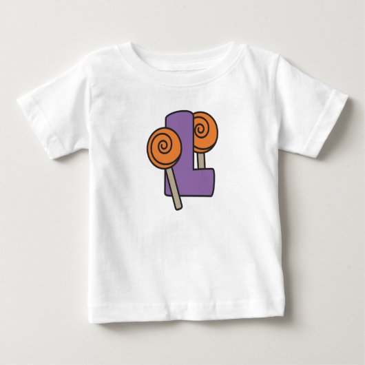 Trick or treat stylish Halloween pattern T-Shirt ベビーTシャツ (正面)