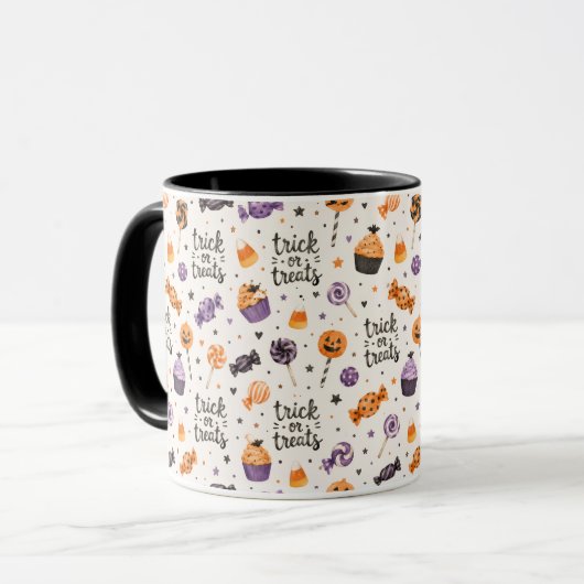 Trick or Treat Sweets マグカップ (正面左)