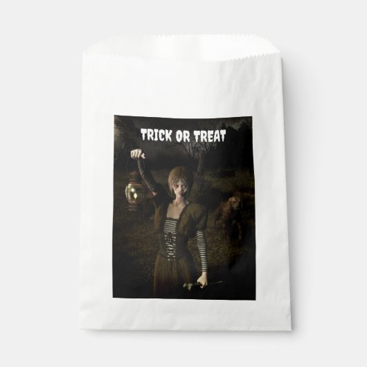Trick or Treat. Thin female carrying lamp フェイバーバッグ (正面)