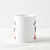 Trick or Treat Witch Girl Mug – Cute Pumpkin Hallo コーヒーマグカップ (中央)