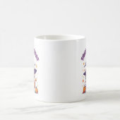 Trick or Treat Witch Mug - Jack O’Lantern purple コーヒーマグカップ (中央)