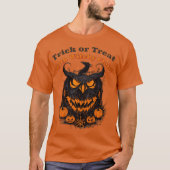 Trick or Treat with Witchy Flair Tシャツ (正面)