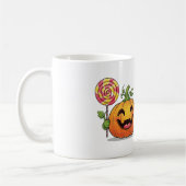 Trick or Treat Yo' Self Funny Halloween Coffee Mug コーヒーマグカップ (左)