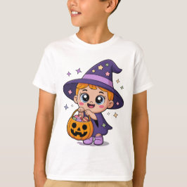 Trick-or-Treater Kids T-Shirt | Kawaii Halloween Tシャツ
