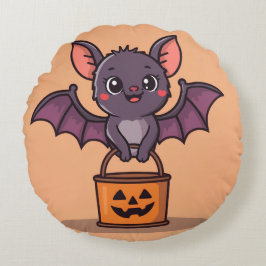Trick or Treating Bat  ラウンドクッション