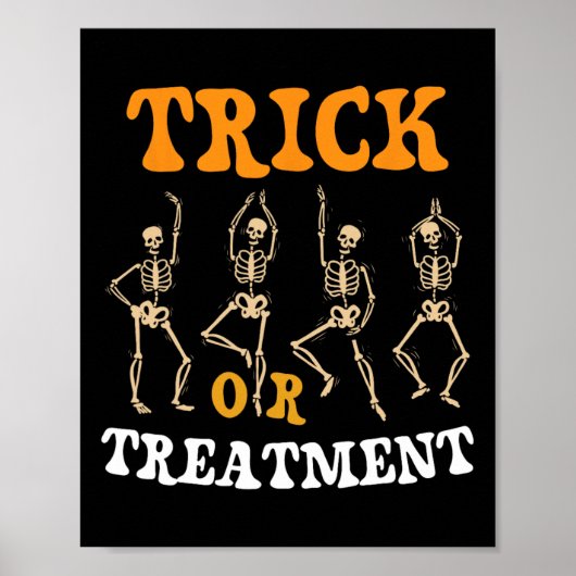 Trick Or Treatment Physical Therapy Skeleton Pt Ha ポスター (正面)