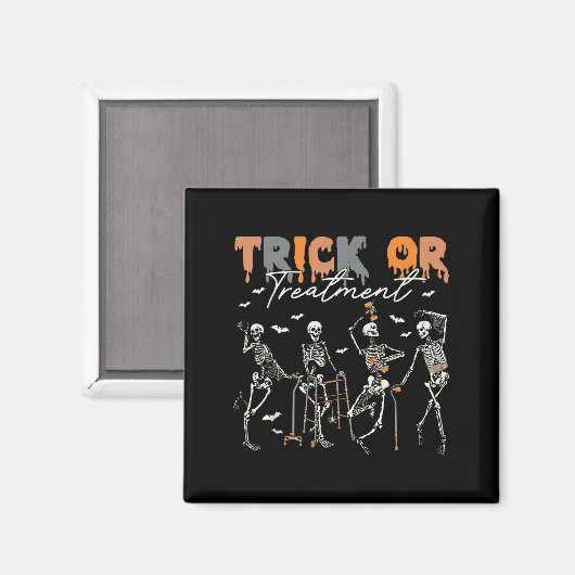 Trick Or Treatment Pt Physical Therapy Therapist H マグネット (正面/裏面)