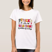 Trick Or Treatment Radiation Oncology Halloween  Tシャツ (正面)