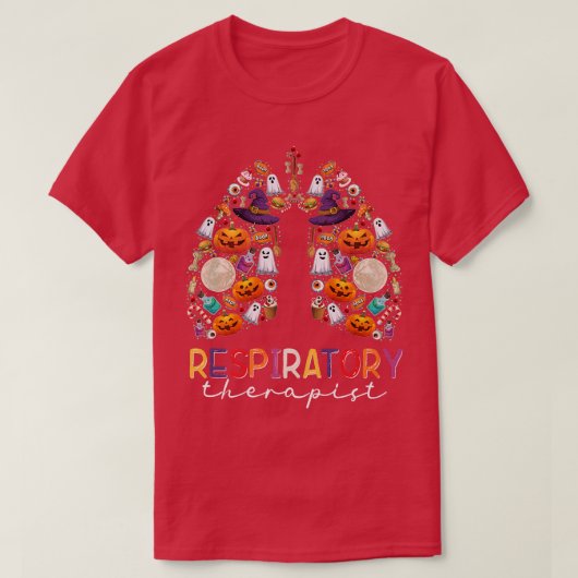 Trick Or Treatment Respiratory Therapist Nurse Hal Tシャツ (デザイン正面)