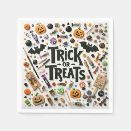 Trick or Treats スタンダードカクテルナプキン