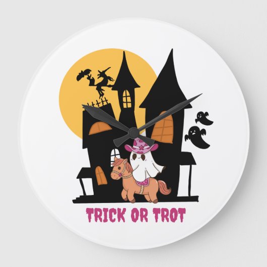 Trick Or Trot ラージ壁時計 (正面)