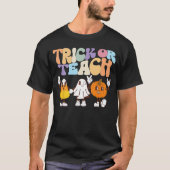 Trick oreach Cute Halloweeneacher boy Tシャツ (正面)