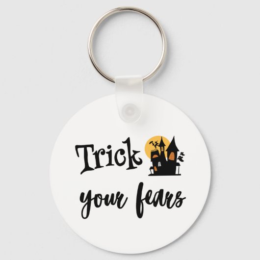 Trick your fears, treat yourself キーホルダー (裏面)