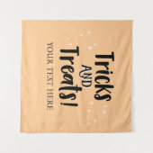 Tricks and Treats Halloween party Backdrop  タペストリー (正面(横))