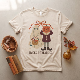 Tricks & Treats Co. ヴィンテージハロウィン Tシャツ