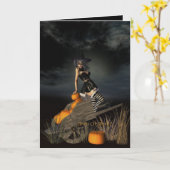 tricksortreats カード (黄色い花)