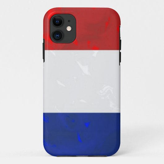 Tricolorフラフランスのグ Case-Mate iPhoneケース (裏面)