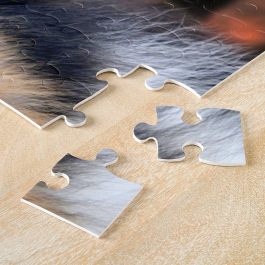 Tricolor Sheltie ジグソーパズル (側面)